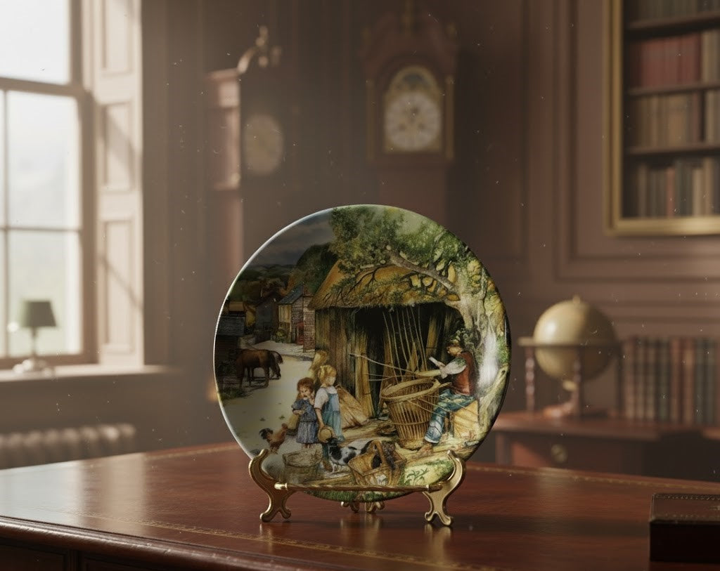 Royal Doulton “The Basket Maker” Collector’s Plate